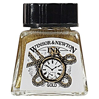 Winsor & Newton Zeichentinte (Gold, 14 ml, Flasche)