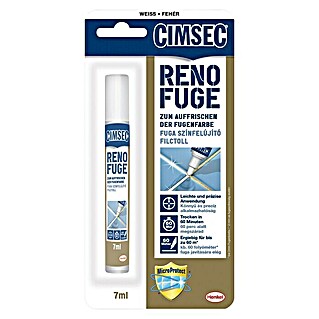 Cimsec Fugenstift Reno Fuge (Weiß, 7 ml)