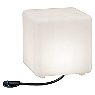 Paulmann Plug & Shine Aplique para exterior LED Cube (Blanco cálido, 2,8 W, 1 luz, IP67)