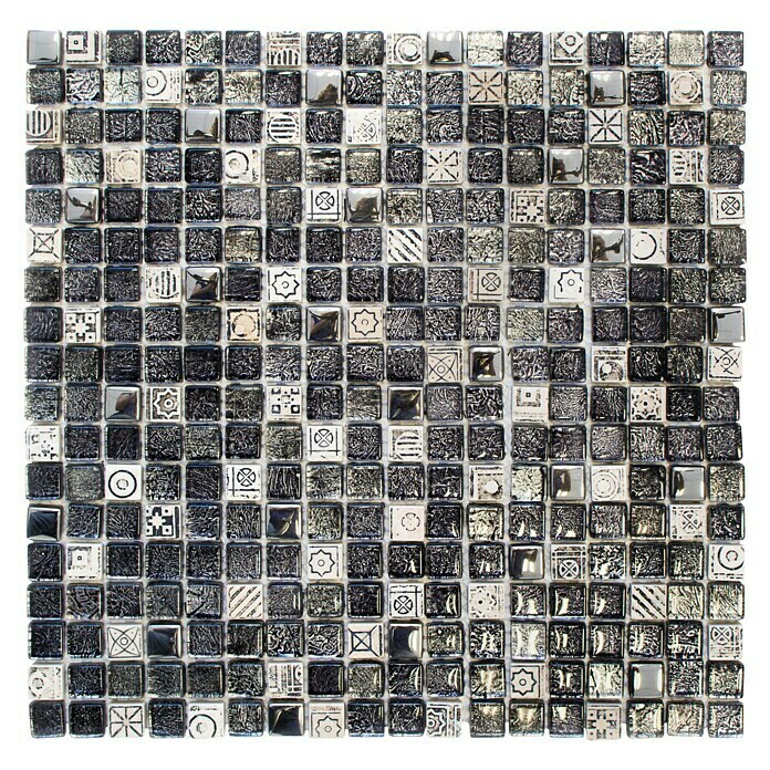 Mosaikfliese Quadrat Crystal Mix XCM ZEUS 