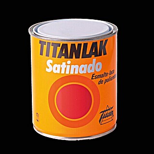 Titan Titanlak Esmalte de poliuretano (Negro, 750 ml, Satinado)