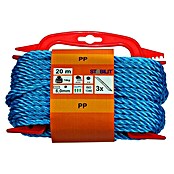 Stabilit PP-Seil (Ø x L: 6 mm x 20 m, Polypropylen, Blau, 3-schäftig gedreht)