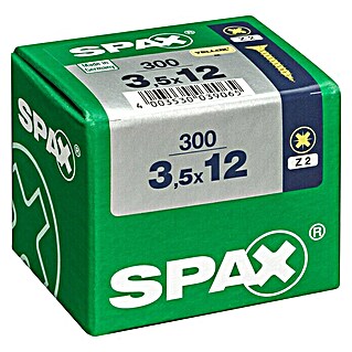 Spax Universele schroef (3,5 x 12 mm, Voldraad, 300 st.)
