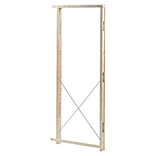 Premarco de madera para puerta de 211cm (3,5 x 8 x 214,5 cm)