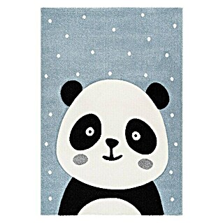 Kayoom Kurzflorteppich Panda (Blau, 150 x 80 cm, 100 % Polypropylen)