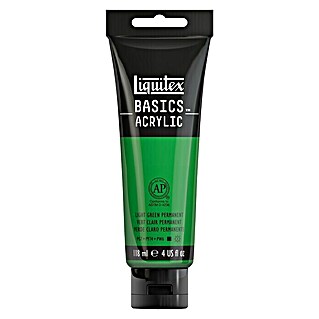 Liquitex Basics Acrylfarbe (Permanentgrün hell, 118 ml, Tube)