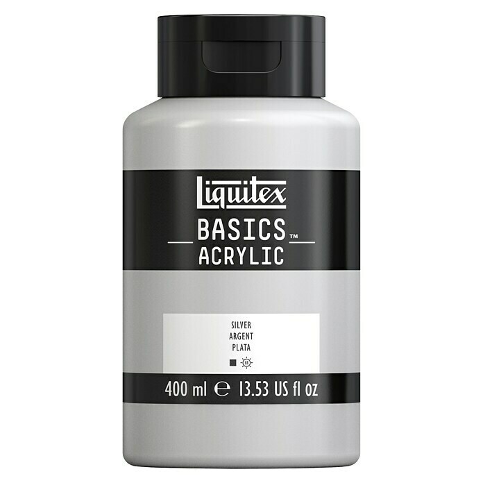 Liquitex Basics Akrilna boja (Srebrno, 400 ml, Boca)