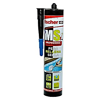 Fischer Adhesivo y sellador MS Professional (Blanco, 290 ml)