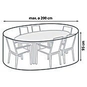 Sunfun Funda protectora para conjunto (Específico para: Grupos de asientos Ø 200 cm)