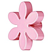 Möbelknopf (24,5 x 56 x 50 mm, Kunststoff, Pink, Blume)