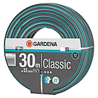 Gardena Classic Schlauch (Länge: 30 m, Schlauchdurchmesser: 13 mm (½″), Berstdruck: 22 bar)