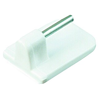 Stabilit Ganchos de plástico (L x An: 17 x 24 mm, Blanco, 4 ud.)