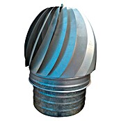 Sombrerete giratorio galvanizado (Diámetro: 120 mm, Galvanizado, Plateado)