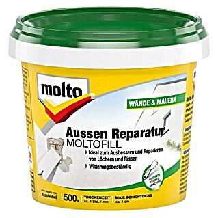Molto Reparaturspachtel Außen-Moltofill (Gebrauchsfertig, 500 g)