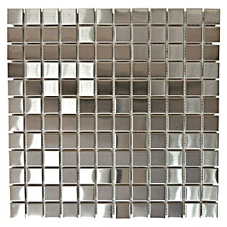 Mosaikfliese Quadrat XCE 23D (29,8 x 29,8 cm, Silber, Matt)