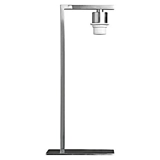 Home Sweet Home Lampvoet Block (40 W, Hoogte: 44 cm, Mat staal, Staal, E27)