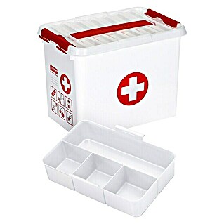 Sunware Erste-Hilfe-Box Q-Line (L x B x H: 30 x 20 x 22 cm, Kunststoff)