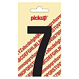 Pickup Sticker (Motief: 7, Zwart, Hoogte: 90 mm)
