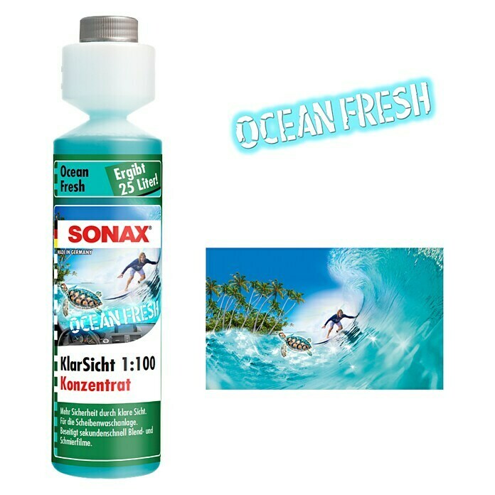 Sonax Glasreiniger-Konzentrat KlarSicht Ocean Fresh 