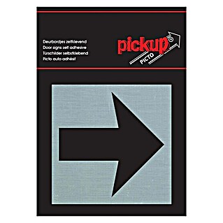 Pickup Sticker (Motief: Pijl rechts, l x b: 80 x 80 mm)