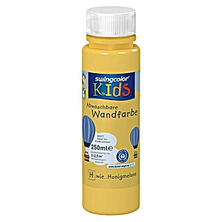 swingcolor KIDS Wandfarbe (Honigmelone, 250 ml, Matt, Konservierungsmittelfrei)