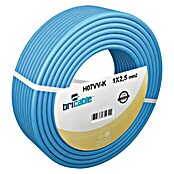 Bricable Cable unipolar neutro (H07V-K1x2,5, 25 m, Azul)