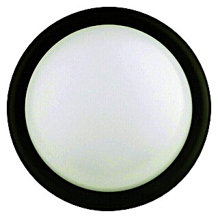 Polaroid LED-Außenwandleuchte (14 W, Schwarz, Ø x H: 19,7 x 9,5 cm)