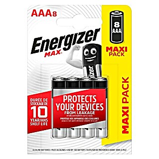Energizer Batterie Max (Micro AAA, 1,5 V, 8 Stk.)