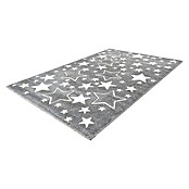 Kayoom Kurzflorteppich Sterne (Silber, 170 x 120 cm, 100 % Polypropylen)