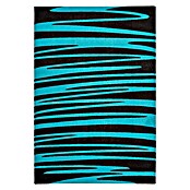 Kayoom Kurzflorteppich (Grau/Blau, 230 x 160 cm)