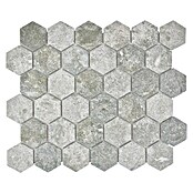 Mosaikfliese Hexagon HX CURIO GG (32,5 x 28,1 cm, Grau, Matt)