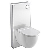 Camargue Módulo sanitario para taza de WC suspendida (2 descargas, 10,8 x 48,3 x 100 cm, Blanco)