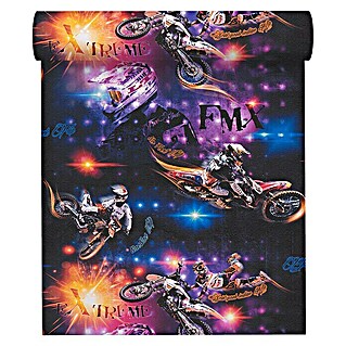 AS Creation Boys And Girls 6 Papiertapete Motocross (Violett, Motiv, 10,05 x 0,53 m)