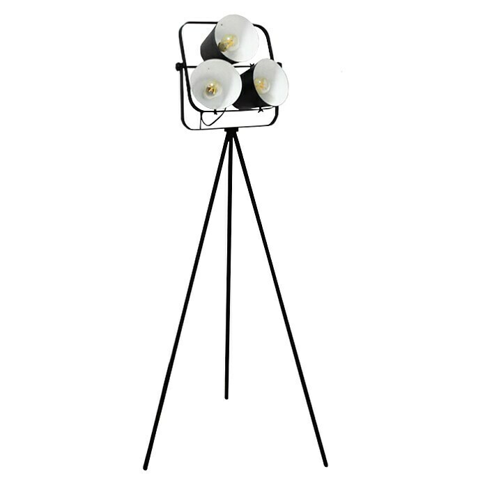 Tween Light Staande lamp Budoni (3 x 40 W, Zwart, Hoogte: 150 cm)