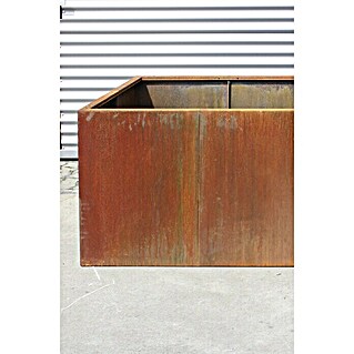 Palatino Hochbeet Urban (100 x 100 x 70 cm, Stahl, Rostbraun)