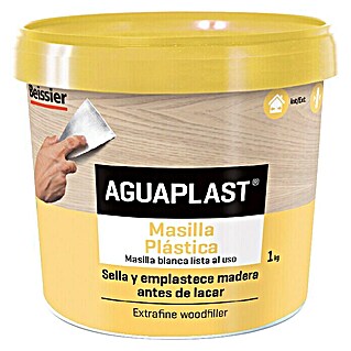 Beissier Aguaplast Masilla plástica (Blanco, 1 kg)