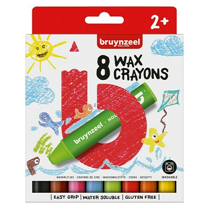 Talens Bruynzeel Set de marcadores de efecto lacado Wax crayons ceras 