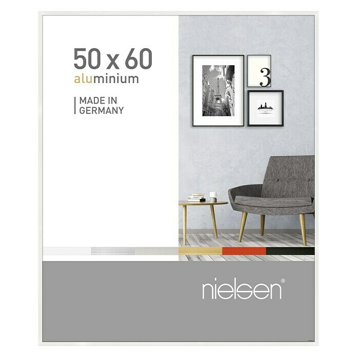 Holzrahmen Vintage 30x30 cm weiß Nielsen 