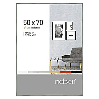 Nielsen Bilderrahmen Pixel (Silber, 50 x 70 cm, Aluminium)