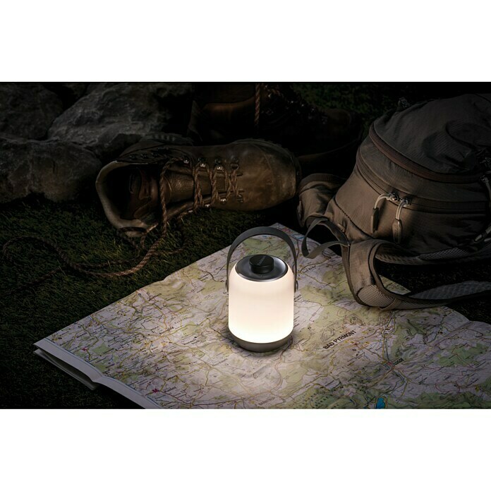Paulmann Mobiles LED-Licht Clutch (6 W, Grau, Höhe: 12 cm)