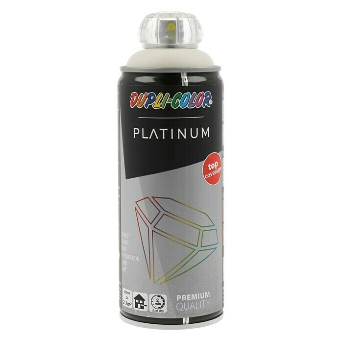 Dupli-Color Platinum Buntlack-Spray RAL 9001 (Cremeweiß, 400 ml, Seidenmatt)