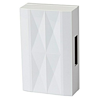 Heidemann Meertonige deurbel Icaro (45 x 105 x 168 mm, 85 dB, Wit, Kunststof)