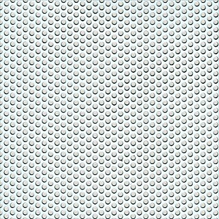 Kantoflex Chapa perforada de círculos (500 x 250 mm, Espesor: 0,7 mm, Aluminio, Anodizado, Diámetro agujero: 1,5 mm)
