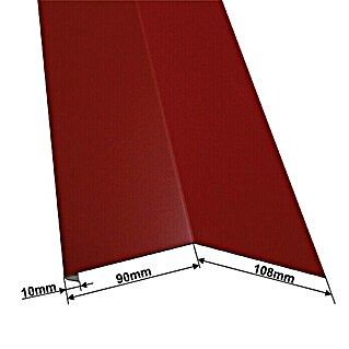 Probau Schürze für Dachrinne (Terrakotta, 100 x 10,8 cm, Stahl)