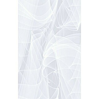 D-c-fix Static Premium Glasfolie (150 x 45 cm, Weiß/Hellgrau, Murano, Statisch haftend)