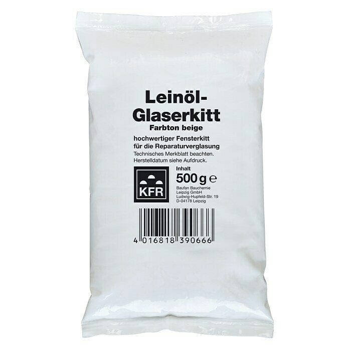 Decotric Leinöl-Glaserkitt (500 g, Beige)
