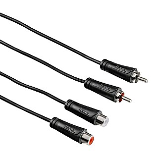 Hama Audio-Verlängerungskabel (2 x Cinch-Kupplung, 2 x Cinch-Stecker, 3 m)