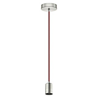 Eglo Hanglamp, rond Yorth (60 W, E27, Hoogte: 200 cm, Rood)