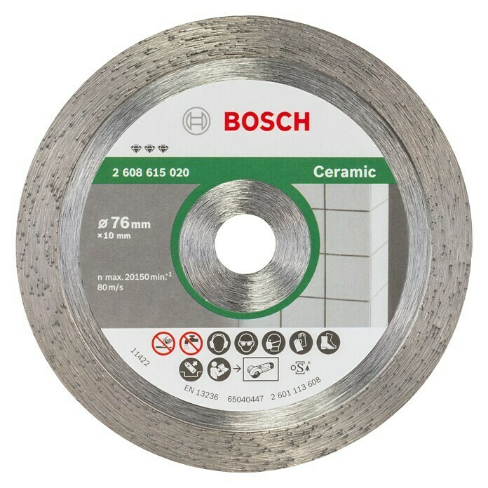 2 Stück Diamanttrennscheibe Bosch Universal 125x22,23x1,6 Beton Stein Keramik 