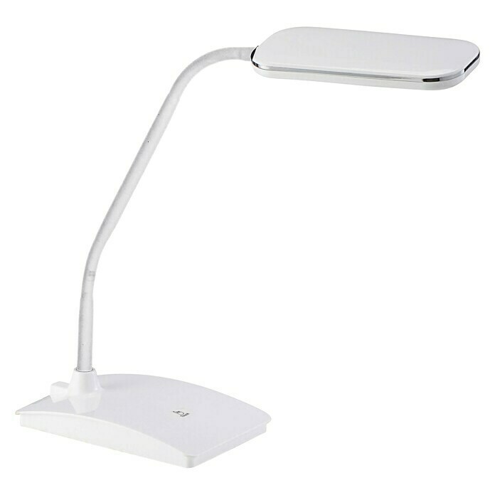 Honsel Leuchten LED-Tischleuchte (1-flammig, 3,5 W, Lichtfarbe: Weiß, Höhe: 58 cm, Weiß)